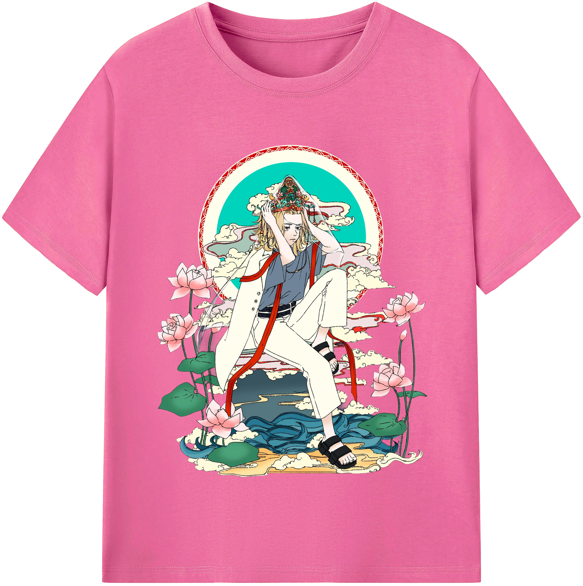 （画像用） 東京リベンジャーズ Tokyo Revengers レディースカジュアルプリントTシャツ（綿100％）